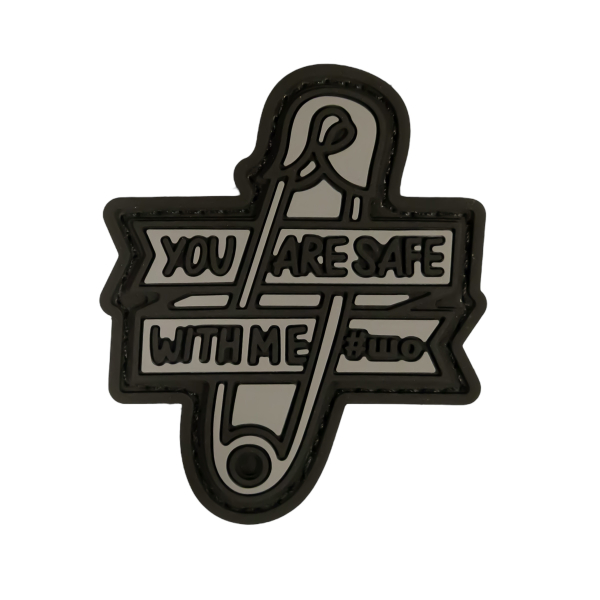 PVC patch (chevron) “You are safe with me”