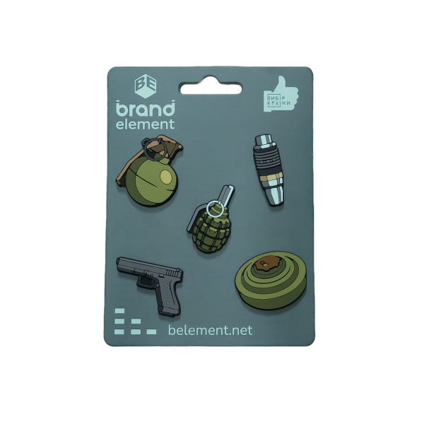 Jibbitz Pack "Military Mix"