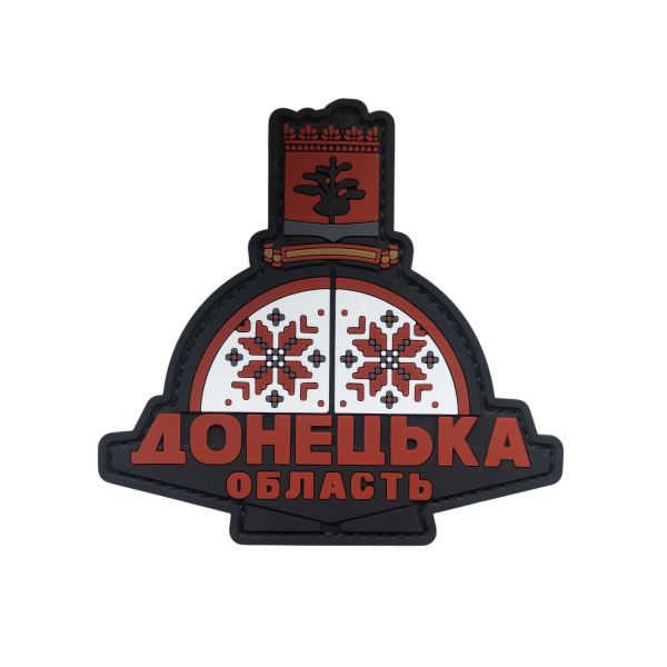 ПВХ Патч (шеврон) "Донецька стела червона"