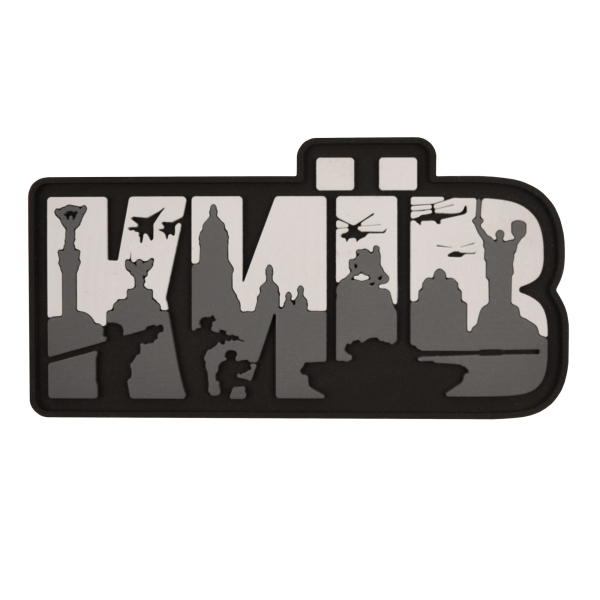 PVC patch (chevron) "Kyiv" gray