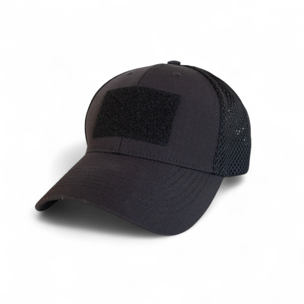 Tactical Baseball cap rip stop, Black
