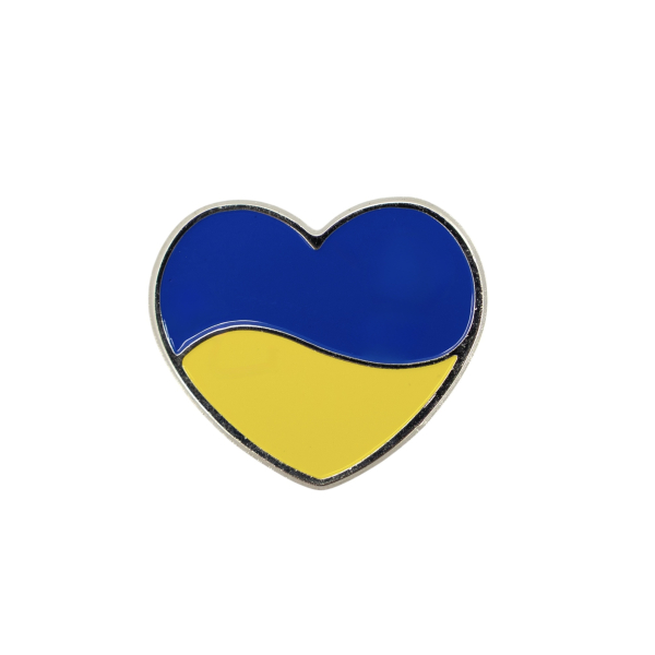 Пин «Сердце волна»