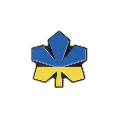 Пін «Каштан Жовто-Блакитний»