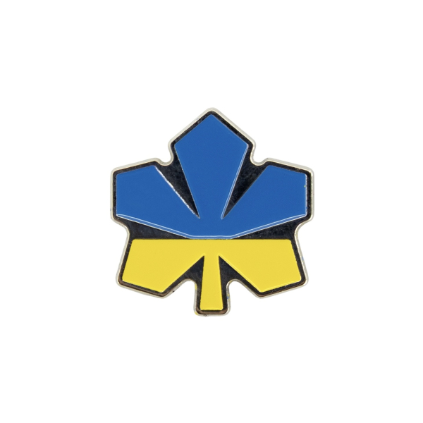 Pin "Chestnut Yellow-Blue"