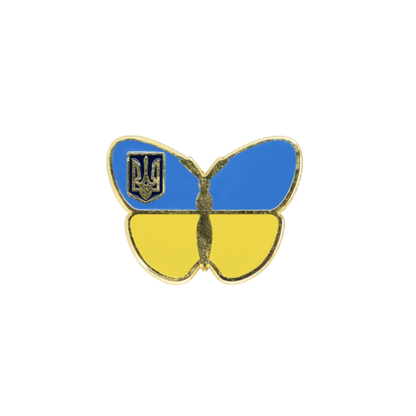 Пин «Бабочка Украина»