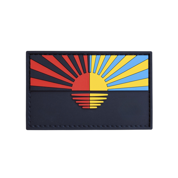 PVC Patch (chevron) “Two suns”