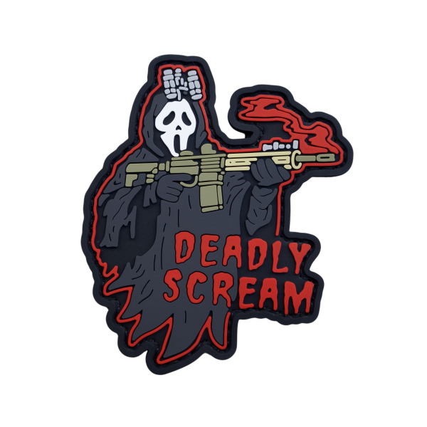 ПВХ Патч (шеврон) "Deadly scream"