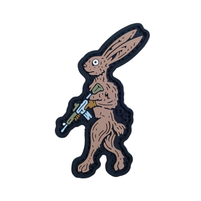 ПВХ патч (шеврон) "Заєць з...