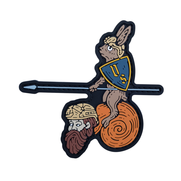 PVC patch (chevron) “Hare Rider”