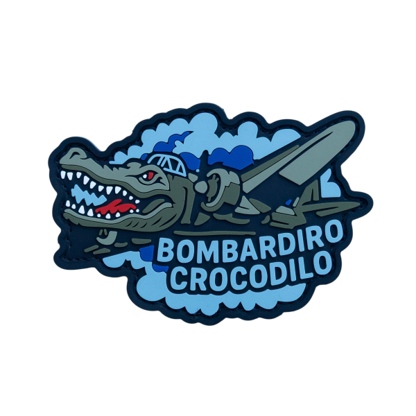 ПВХ Патч (шеврон) «Bombardilo crocodilo»