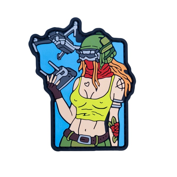 ПВХ патч (шеврон) "Tactical girl FPV"