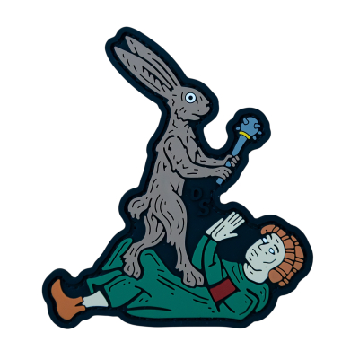 ПВХ патч (шеврон) "Заєць з...