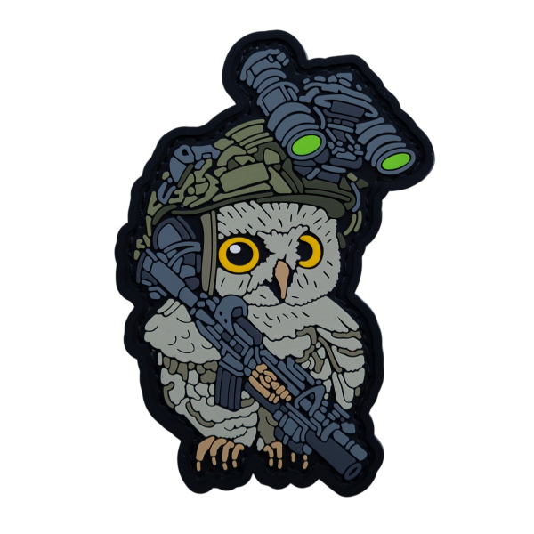 PVC patch (chevron) “Tactical Owl”
