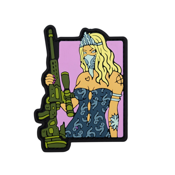 ПВХ патч (шеврон) "Tactical girl marksman"