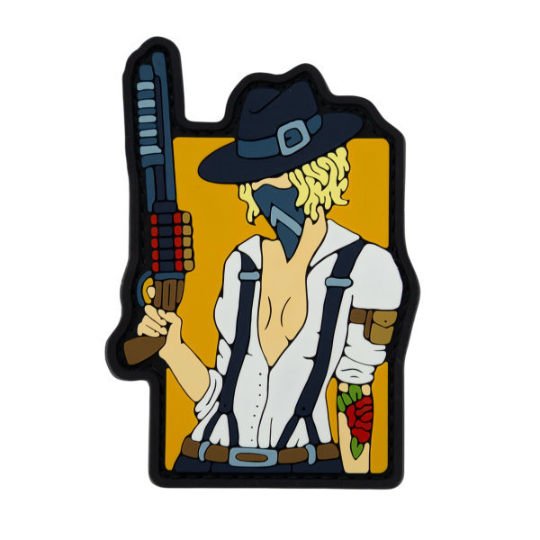 ПВХ патч (шеврон) "Tactical girl shotgun"