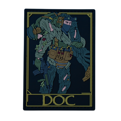 ПВХ патч (шеврон) "DOC"