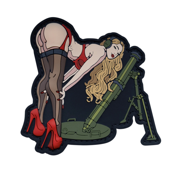 ПВХ патч (шеврон) "Mortar girl"