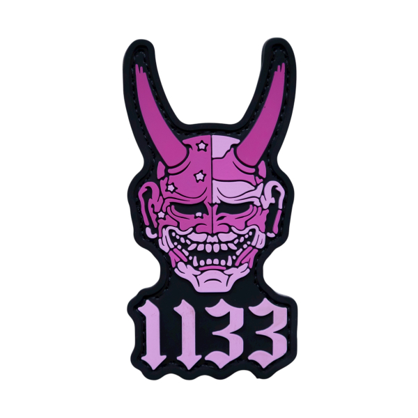 PVC patch (chevron) “Devil 1133 Pink”