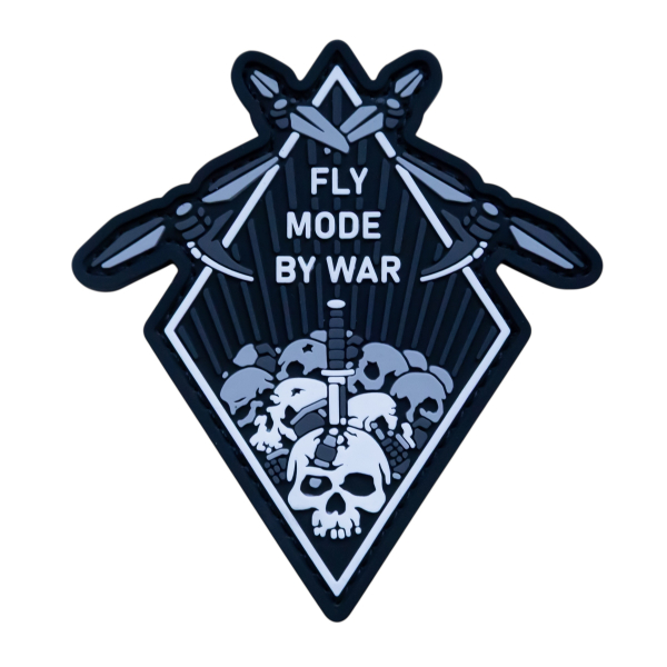 PVC Patch (chevron) “Fly mode by war”