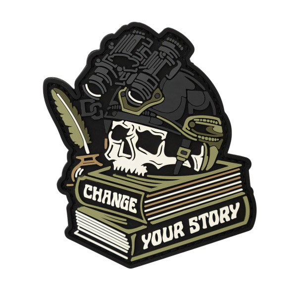 PVC Patch (chevron) “Change your story”