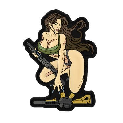 ПВХ Патч (шеврон) «Rifle Rose»