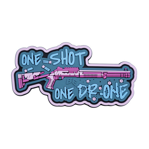 PVC Patch (chevron) «One Shot - One Drone»