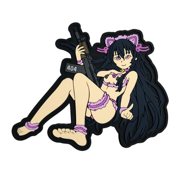 PVC patch (chevron) “Ksyu-Chan: Magenta Edition”