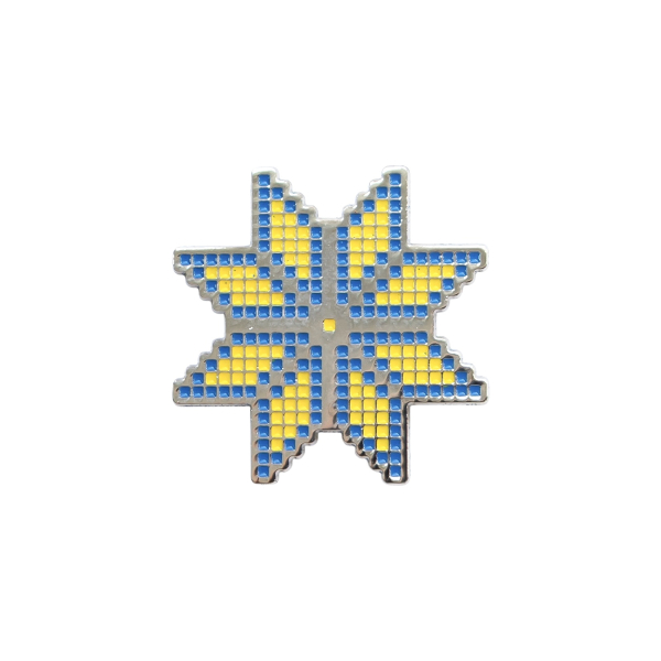 Pin “Star-embroidered shirt”