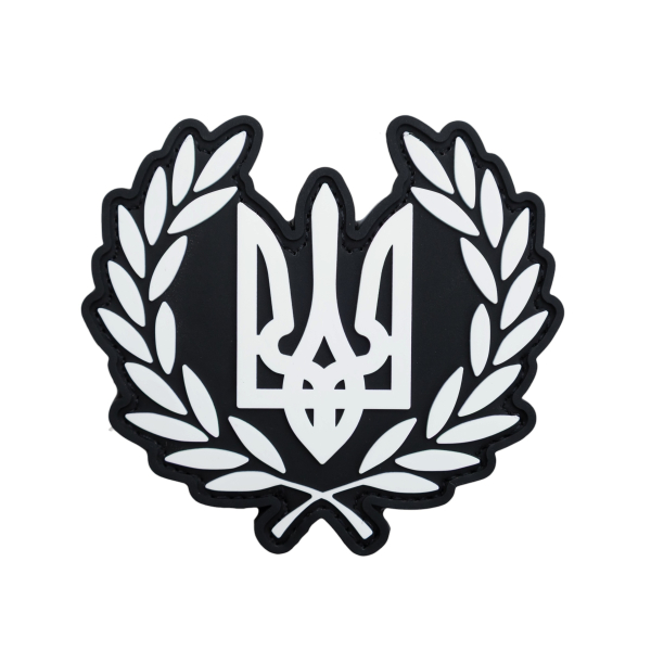 ПВХ Патч (шеврон) “Лавровий вінок з тризубом”