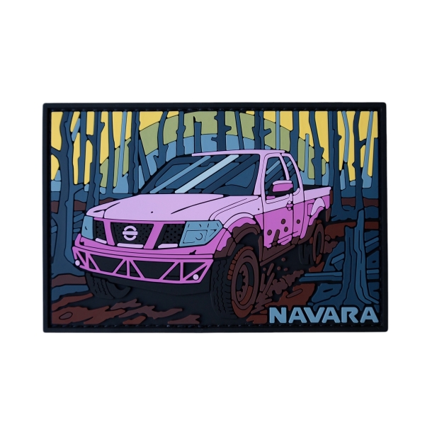 ПВХ Патч (шеврон) “Navara Pink”