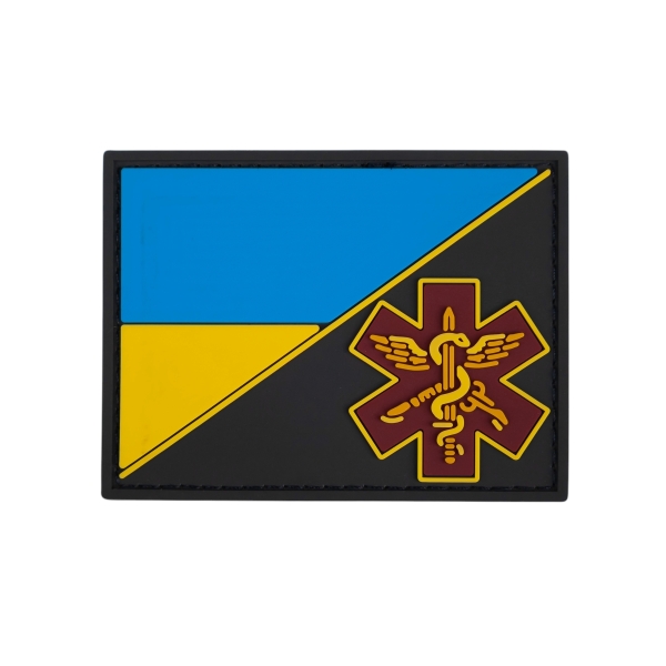 ПВХ Патч (шеврон) “Прапор України/Медичні сили”