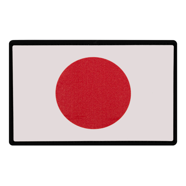PVC Patch (chevron) "Flag of Japan"