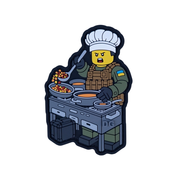 PVC Patch (chevron) “Lego Cook”