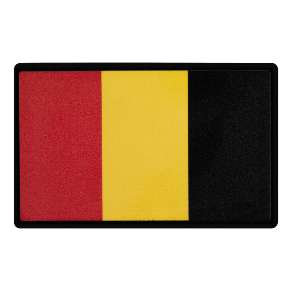 PVC Patch (chevron) "Flag Belgium"