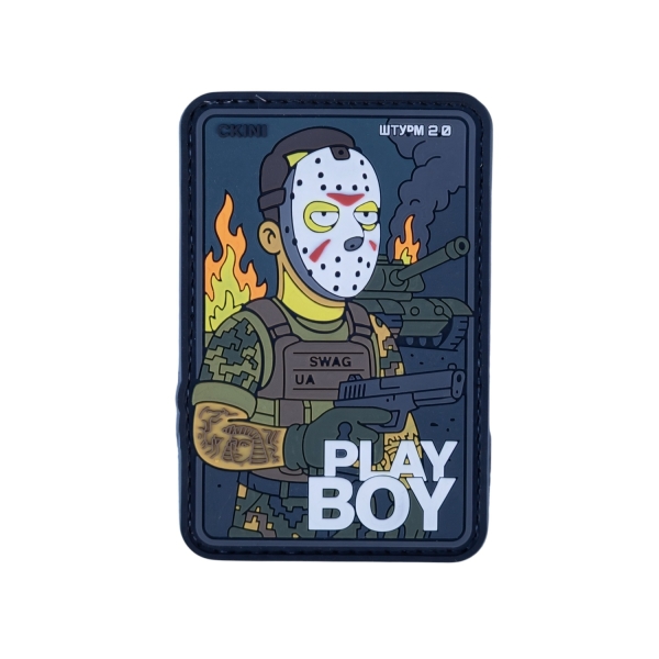 ПВХ Патч (шеврон) “Play Boy”
