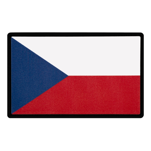 PVC Patch (chevron) "Flag of the Czech Republic "